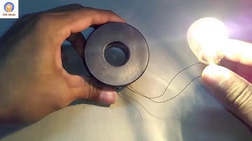 Thắp sáng bóng đèn với nam châm - Làm thế nào?