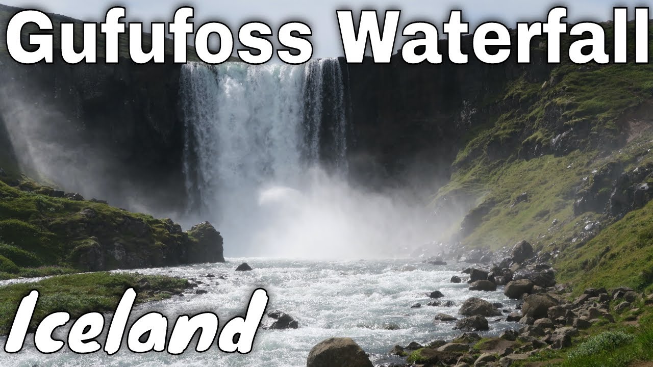 Explore Gufufoss Waterfall in Iceland — Gufufoss — video poster