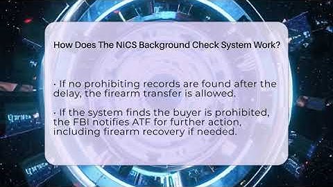 How Does The NICS Background Check System Work? - Conservative Women Voices
