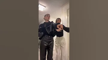 ترند مصري تيك توك شيرين وسيدرا بيوتي اول ما سحبت حزامي 