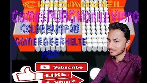 color bump 3d level 1-100 walkthrough Games PUBG Mobile video