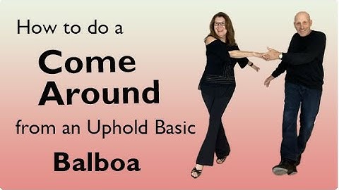 How to do a Come Around from an Uphold Basic in Balboa #Balboathe dance #learnbalboa #Balboabasics
