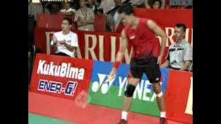 2011 Indonesia Open Badminton (Peter Gade vs Taufik Hidayat) 1st Game