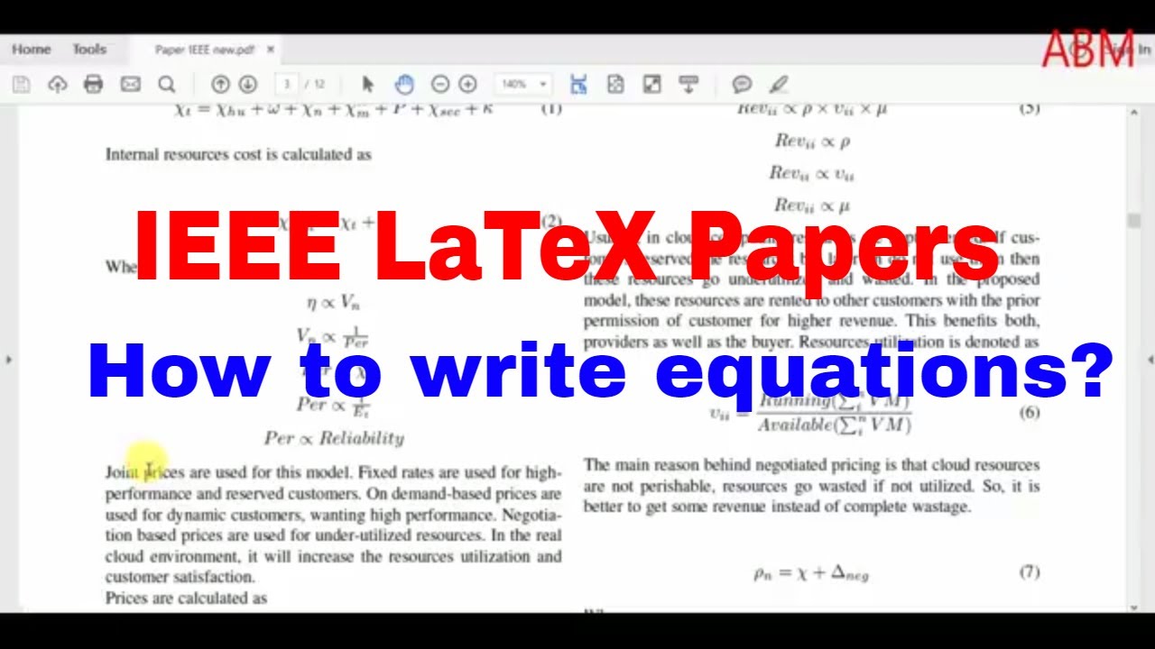 how to write ieee research paper in latex