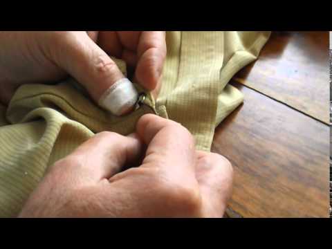 How to Sew on a Press Stud - YouTube