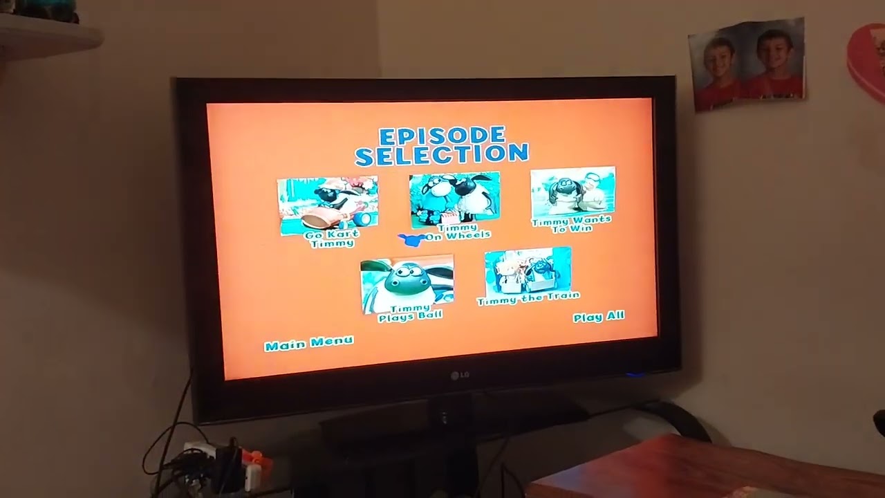 Timmy time go kart Timmy 2011 dvd menu walk-through
