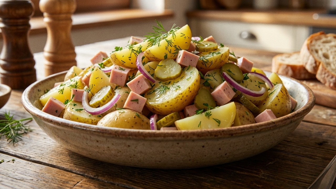 Немцы знают толк! Картофельный салат с КОЛБАСОЙ вкуснее Оливье?