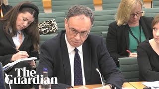 Bank of England's Bailey set to appear in front of treasury select committee – watch live