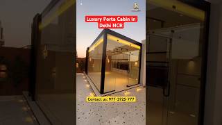 Luxury Porta Cabin in Delhi NCR 🤩 | Prefab Terrace Room #portacabin #prefab