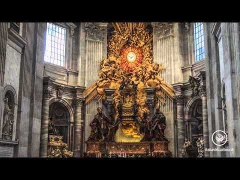 La Basilica di San Pietro "Altare centrale" - Roma - Virtual Video 360° HDR