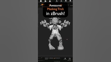 Awesome Masking Trick in zBrush 🔥