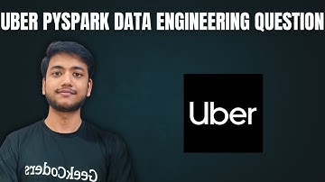 Uber PySpark Interview Question | Data Engineering|