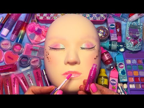 ASMR Claire’s Makeup on Mannequin (Whispered)