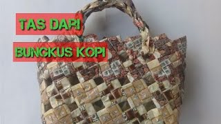 Cara Membuat Tas Tanpa Lubang dari Bukus Kopi