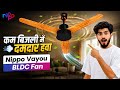 कम बिजली में तेज हवा! Nippo Vayou BLDC Ceiling Fan Review