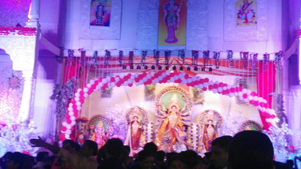 Enjoy The Festival Of Maa Durga at Pili kothi in Tundla 2017
