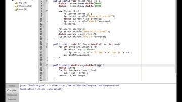 Using Threads in Java. Example