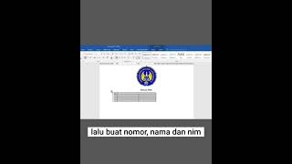 Cara membuat daftar nama kelompok yang rapi di cover