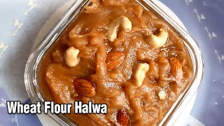 கோதுமை மாவு ஹல்வா  | Instant Wheat Flour Halwa with English Subtitle | Atta Halwa | Cookrazy