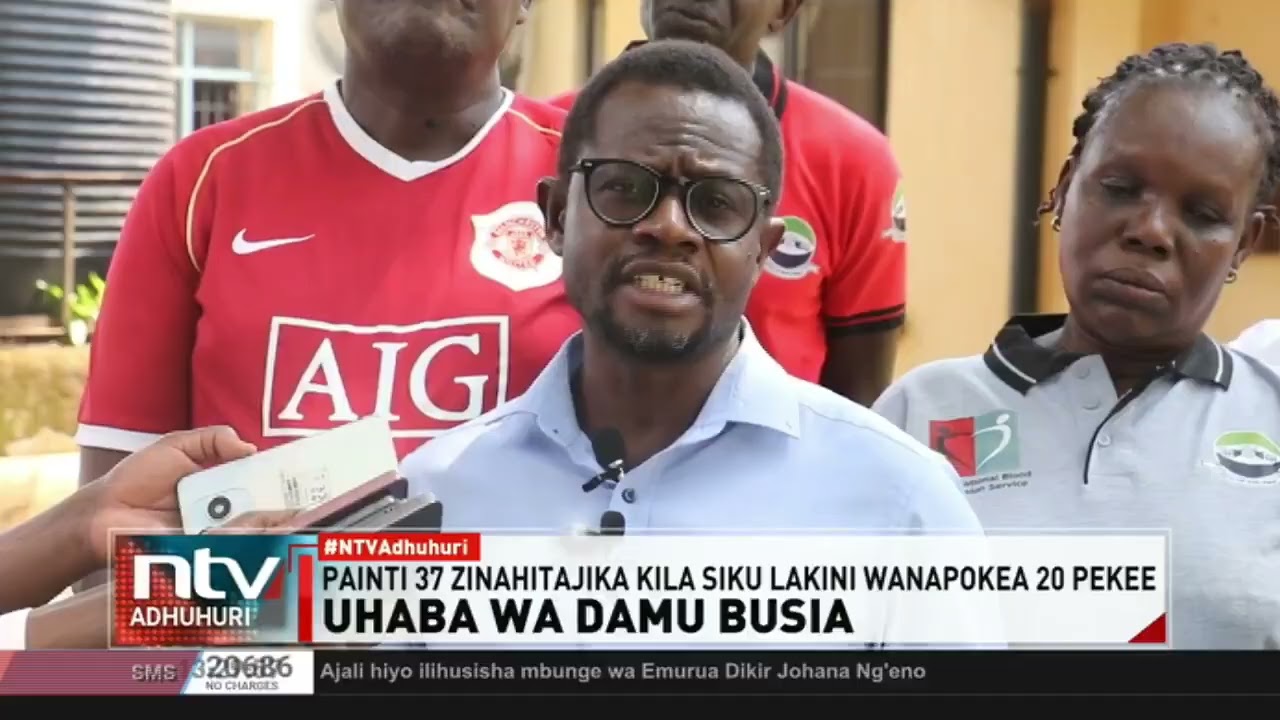 Kaunti ya Busia inakabiliwa na uhaba mkubwa wa damu