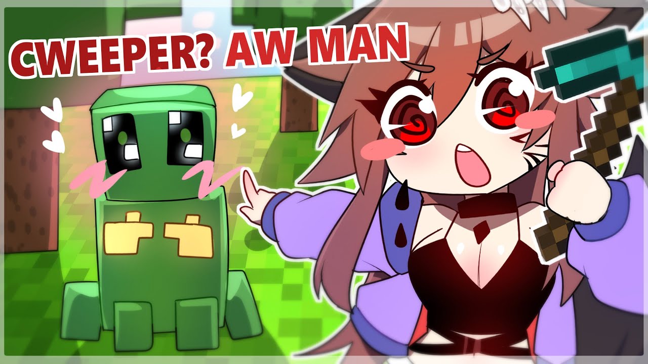 This Vtuber NEVER PLAYED Minecraft before ?? 💀 // [ MINECRAFT ]