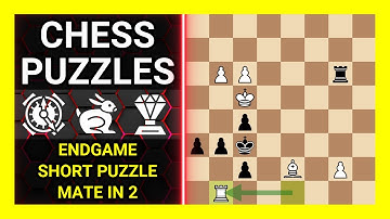 Chess Puzzles to Practice. Themes: Endgame, Short puzzle, Mate in 2. Learn Chess