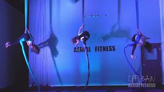 Aerial Silks Trio Performance | Smooth Criminal | Michael Jackson | Skarlett Avery & Charlie screenshot 4