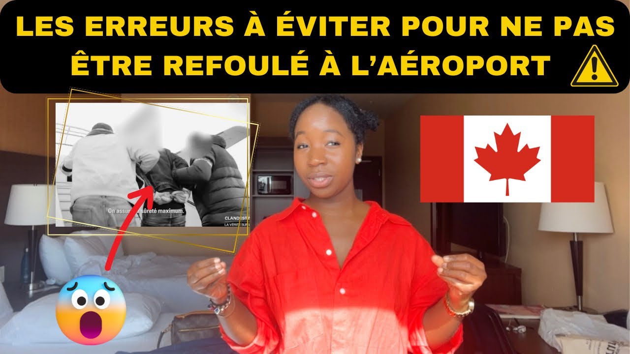 🇨🇦⚠️ ATTENTION, BEAUCOUP D’IMMIGRÉS RAPATRIÉS DEPUIS L’AÉROPORT