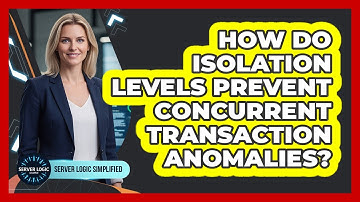 How Do Isolation Levels Prevent Concurrent Transaction Anomalies?