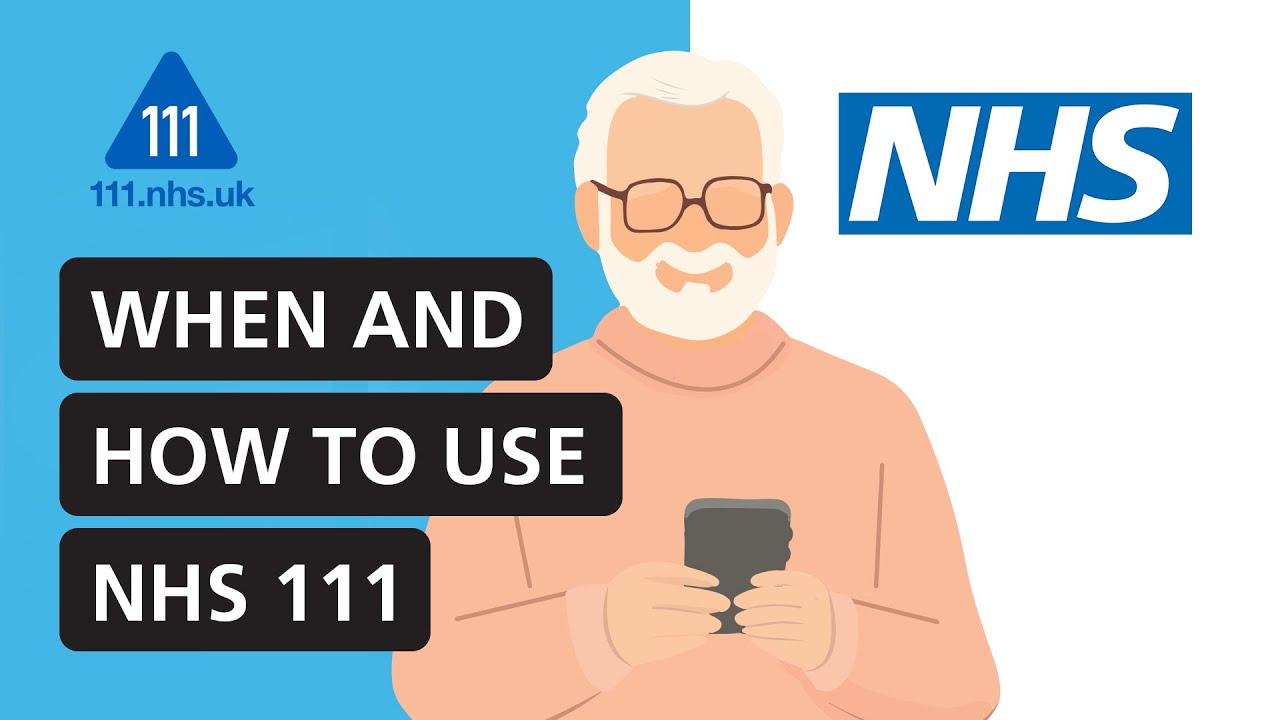 When to use NHS 111 online or call 111 - YouTube