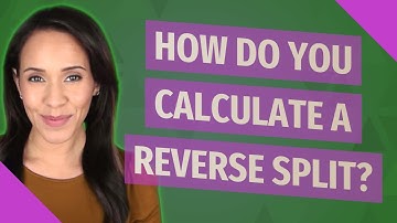 How do you calculate a reverse split?
