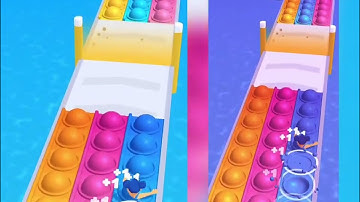 Pop it Run! Very satisfying and relaxing ASMR sound gameplay video