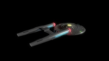 Star Trek VFX - Lincoln dropping out of Warp + rendezvous.