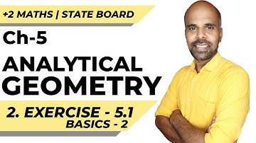+2 | Exercise 5.1 - Basics 2 | Analytical Geometry | Class 12 | State Board | ram maths