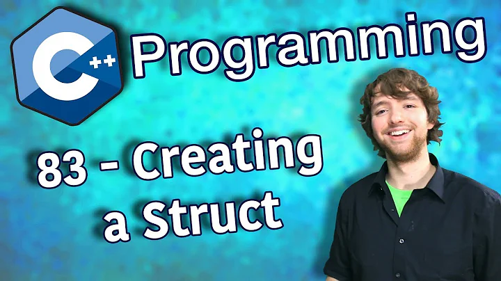 C++ Programming Tutorial 83 - Creating a Struct