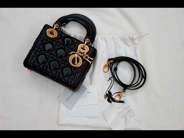 Túi Dior Micro Lady Djoy Bag Gold Black S0910ONGEM900