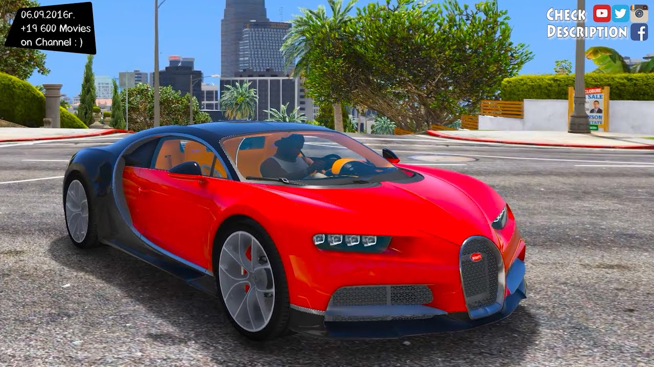 2017 Bugatti Chiron - GTA V MOD | 2.7K / 1440p ! _REVIEW - YouTube