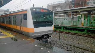 青梅線E233系0番台４両拝島駅発車