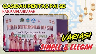 QOSIDAH REBANA PENTAS PAI SD | Variasinya Simple dan Elegan | Kab. Pangandaran