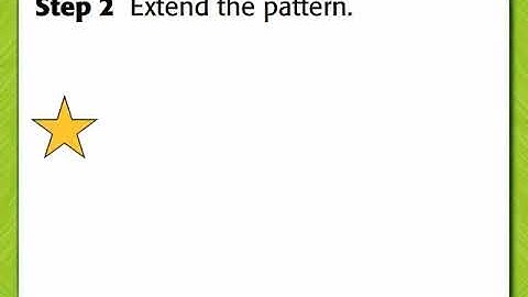 Math Gr 4 Ch 7 L 1 Nonnumeric Patterns A