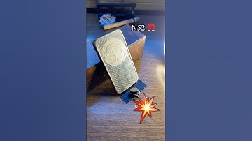 If testing Silver like this, get the right magnet. N52