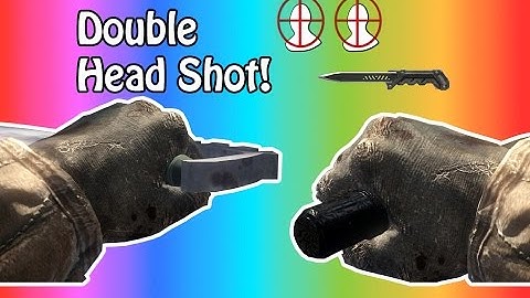 AMAZING! ACROSS THE MAP DOUBLE HEAD SHOT BALLISTIC KNIFE