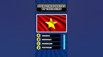 If You Are Genius | Guess The Country By Flag ⛳ #shorts #viral