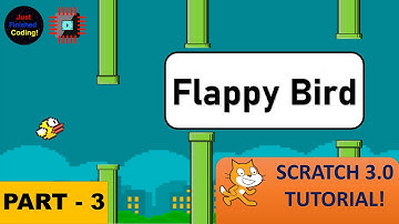Flappy Bird! - Part 3 | Easy, Simple, Beginner Scratch Tutorial | Just Finished Coding!