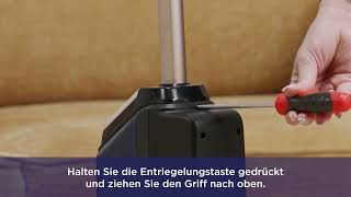 BISSELL CrossWave HydroScrub - Entfernen Des Griffs