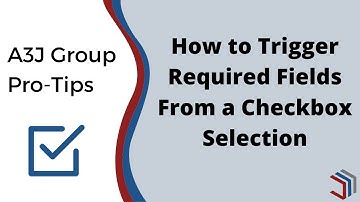 A3J Group Pro-Tips: How to Trigger Required Fields From a Checkbox Selection in IBM Maximo