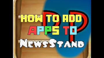 How to put apps into newsstand! NO JAILBREAK! NO COMPUTER!