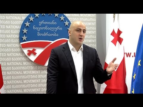 \"ერთიანი ნაციონალური მოძრაობის\" საარჩევნო შტაბის უფროსის ნიკა მელიას პრესკონფერენცია