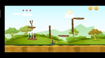 knock down Bottles forest world level 25