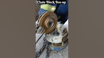 Chain Block Repair for Pump Lifting #pump #chainblock #machine #compressor